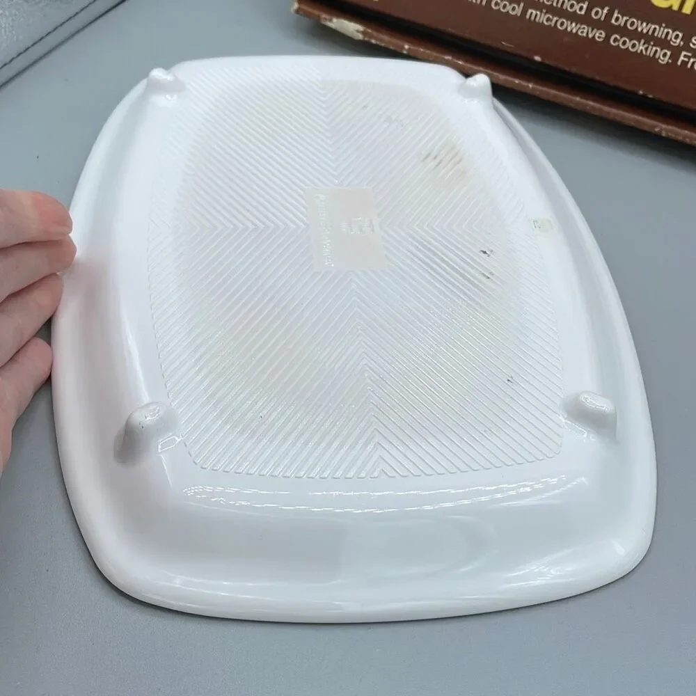 1970’s Litton Micro -Browner Steak grill platter in box.